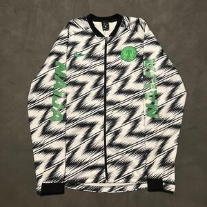 2018 Nigeria World Cup Nike Jacket Sz XL Anthem Zebra‎ NAIJA Football Soccer